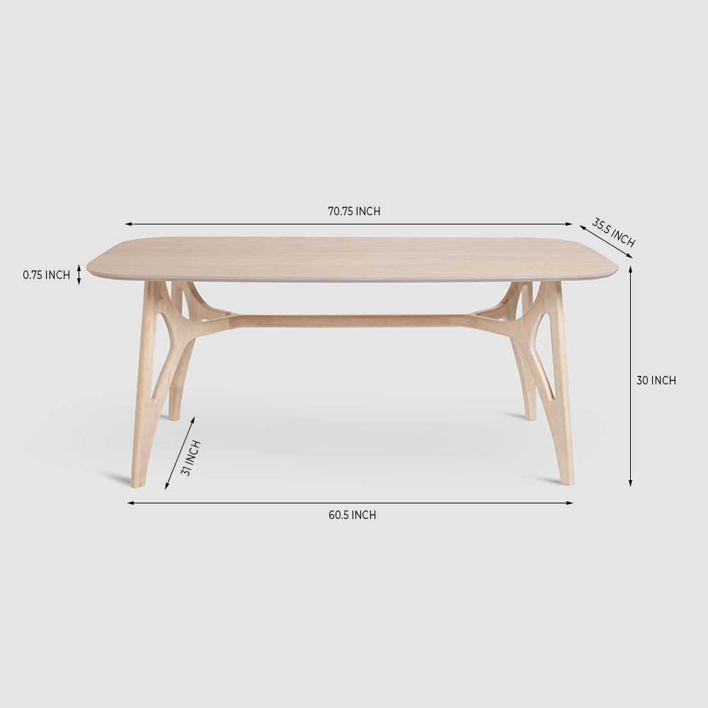 Olivia Judd 6 Seater Dining Table