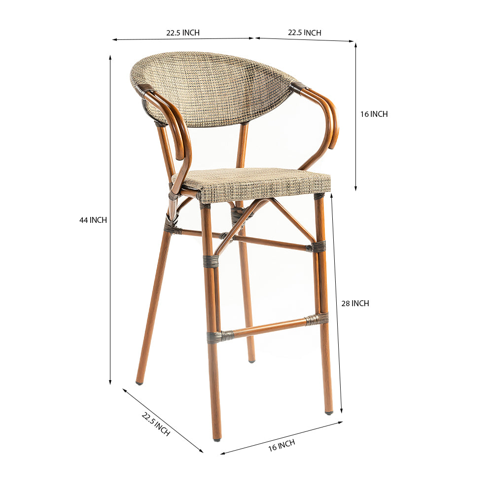 Riverlyn Drift Outdoor Bar Chair