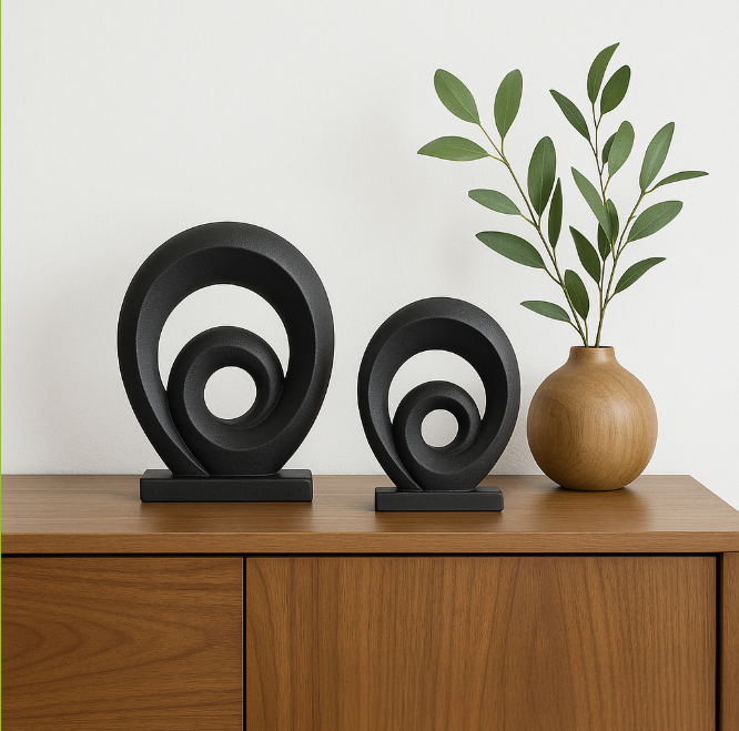 Sienna Polyresin Sculpture