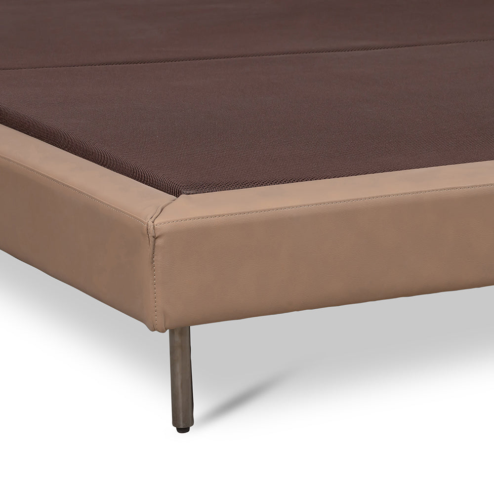 Sable Leather Bed