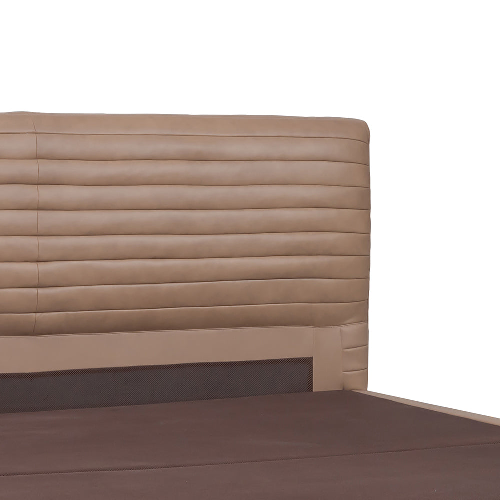Sable Leather Bed