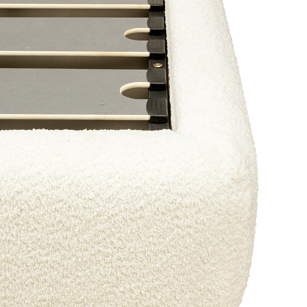 Boucle Bliss Upholstered Bed 