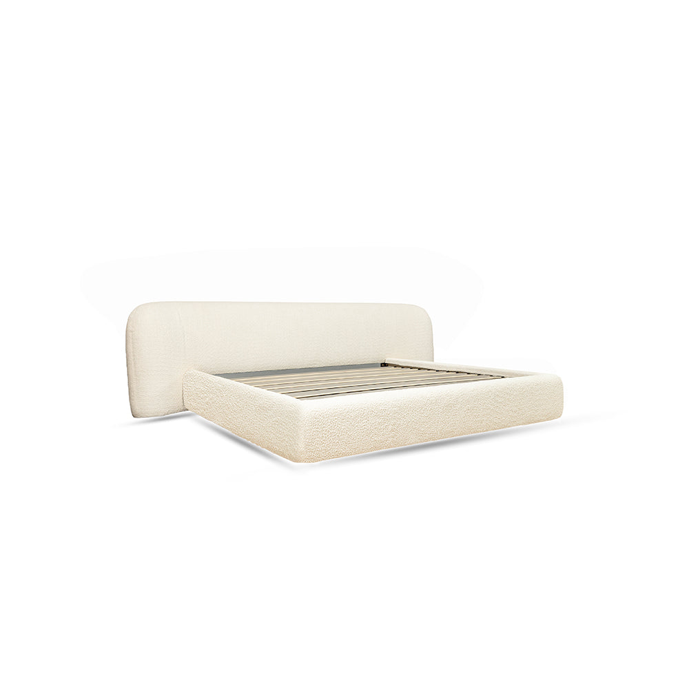 Boucle Bliss Upholstered Bed 