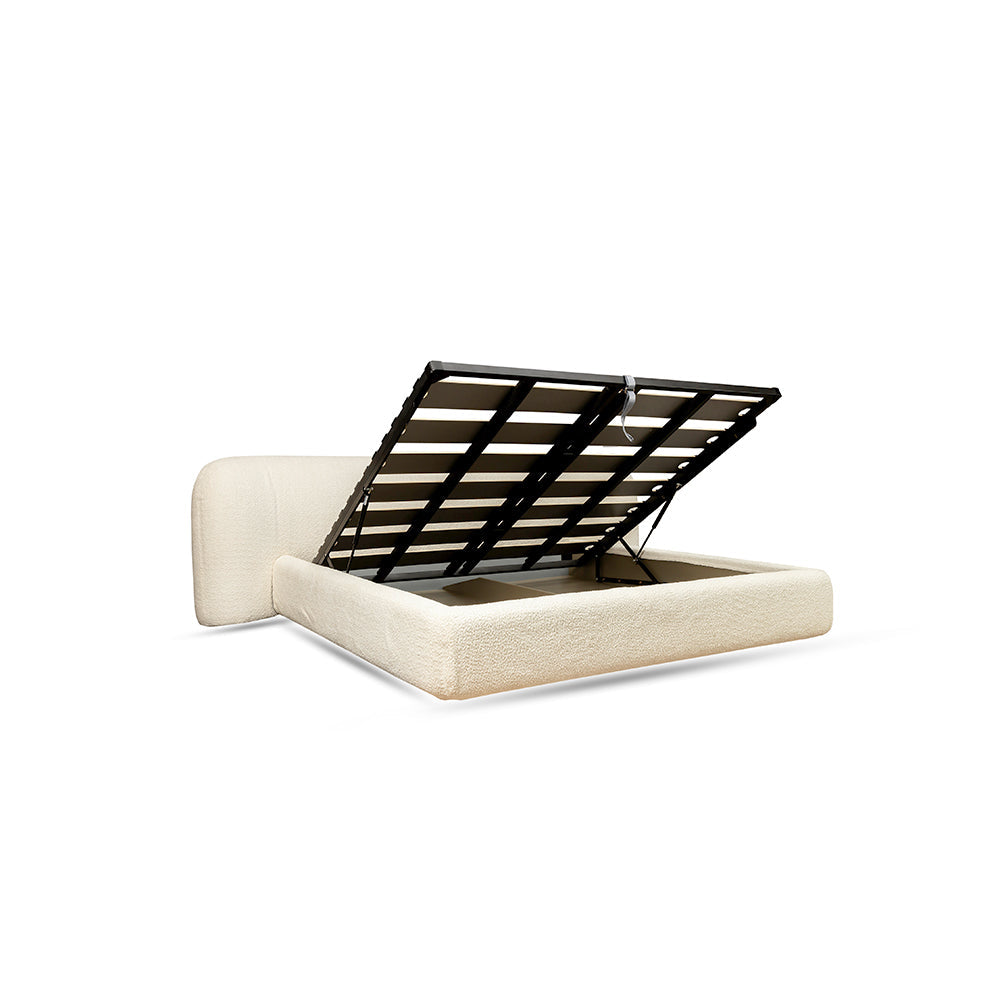 Boucle Bliss Upholstered Bed 