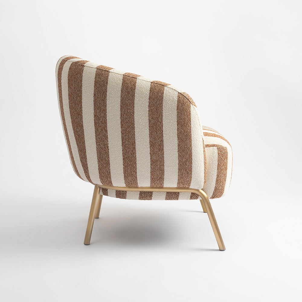 Cherry Stripped Armchair