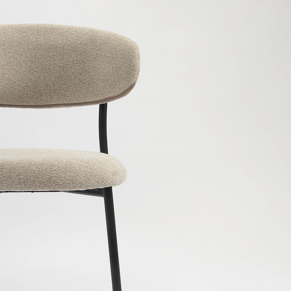 Moonlit Mesh Dining Chair