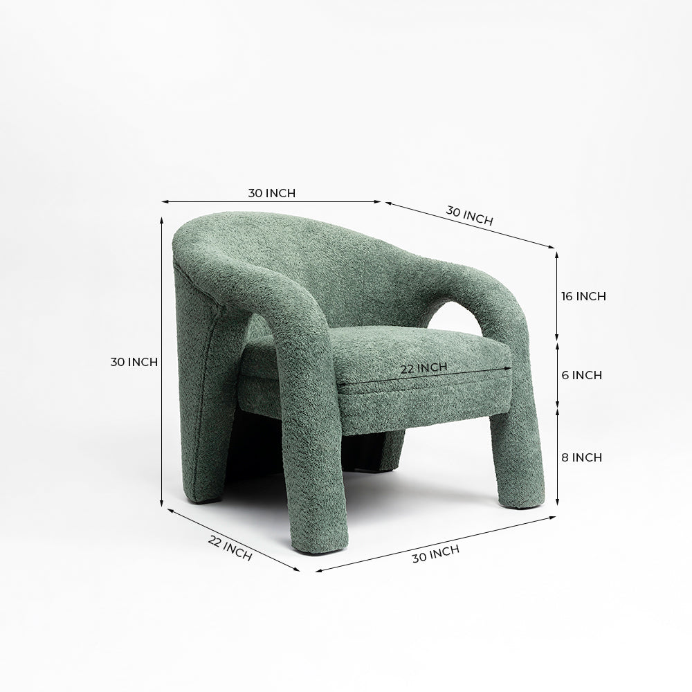 Elegant Upholstered Lounge Chair