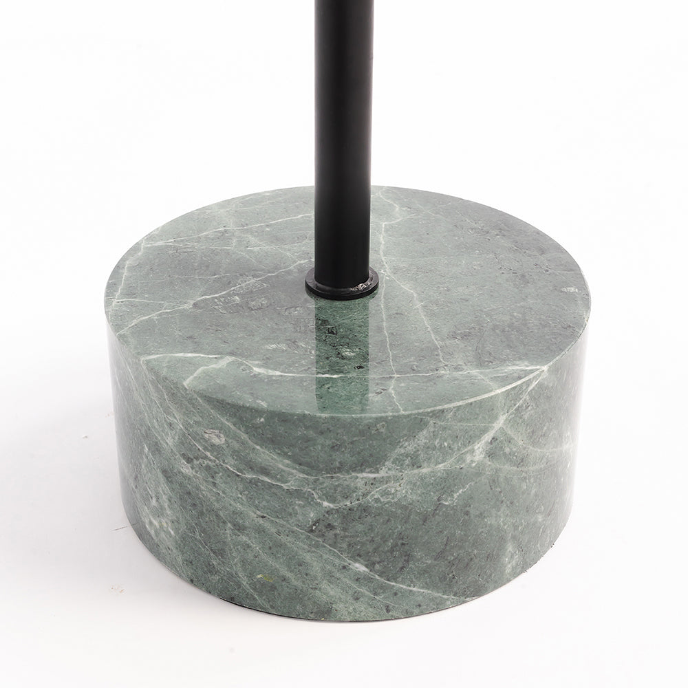 Viver Round Green Marble Accent Table