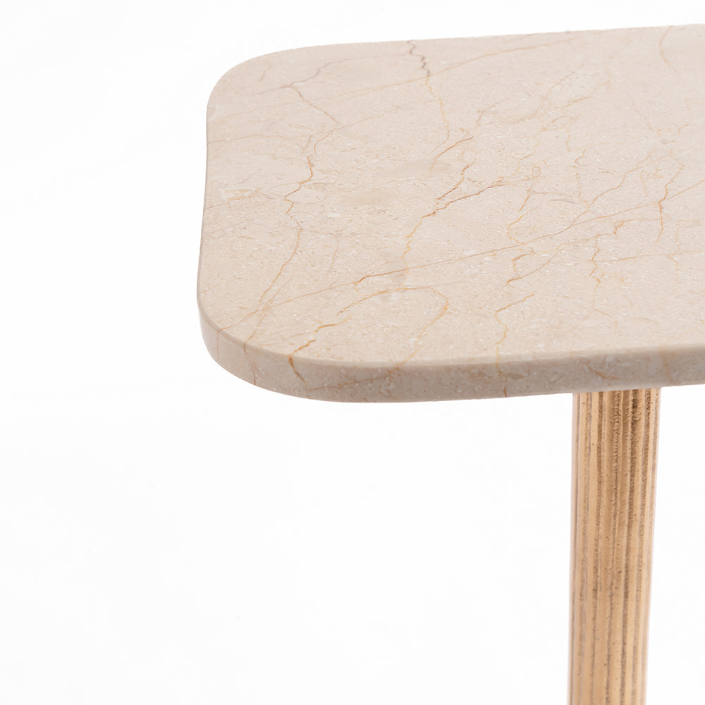 Parapente Squre Marbel Accent Table