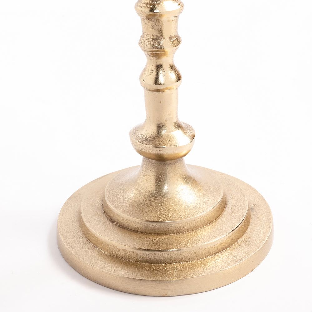 Snowflake Marble Accent Table