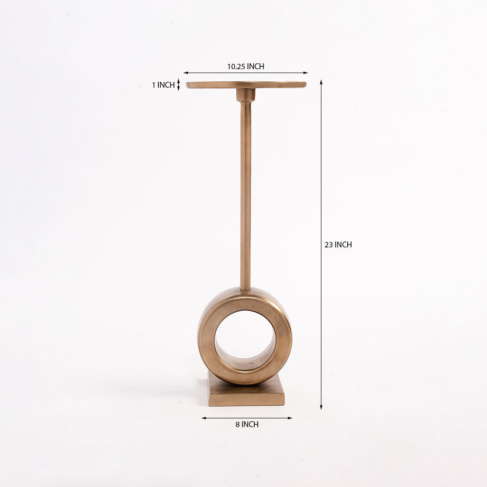 Orbita Aluminium Drink Accent Table