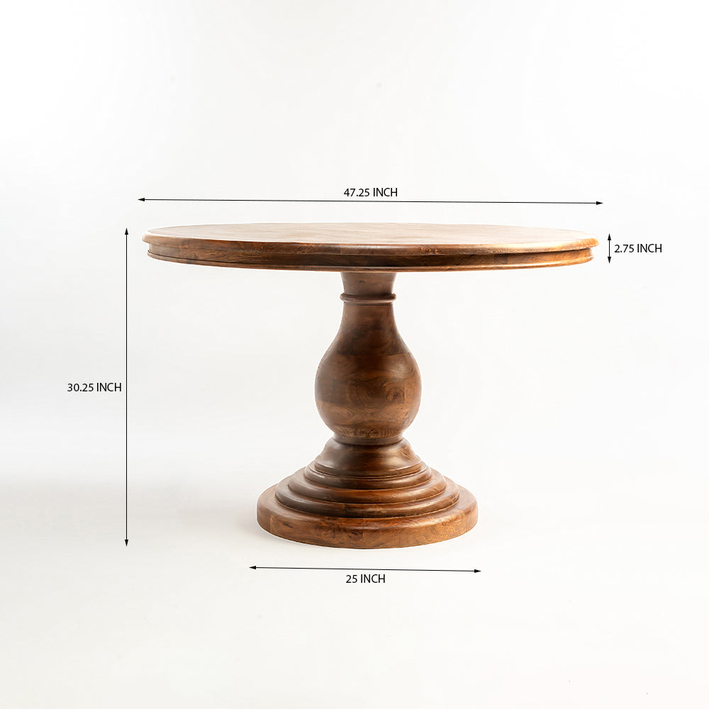 Anhillo Mango 4 Seater Wood Dining Table