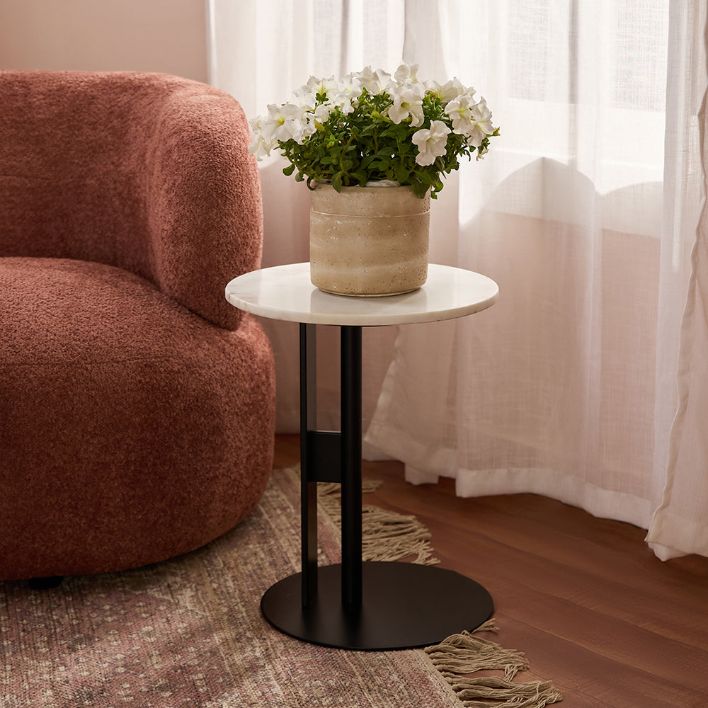Salinas Marble Accent Table