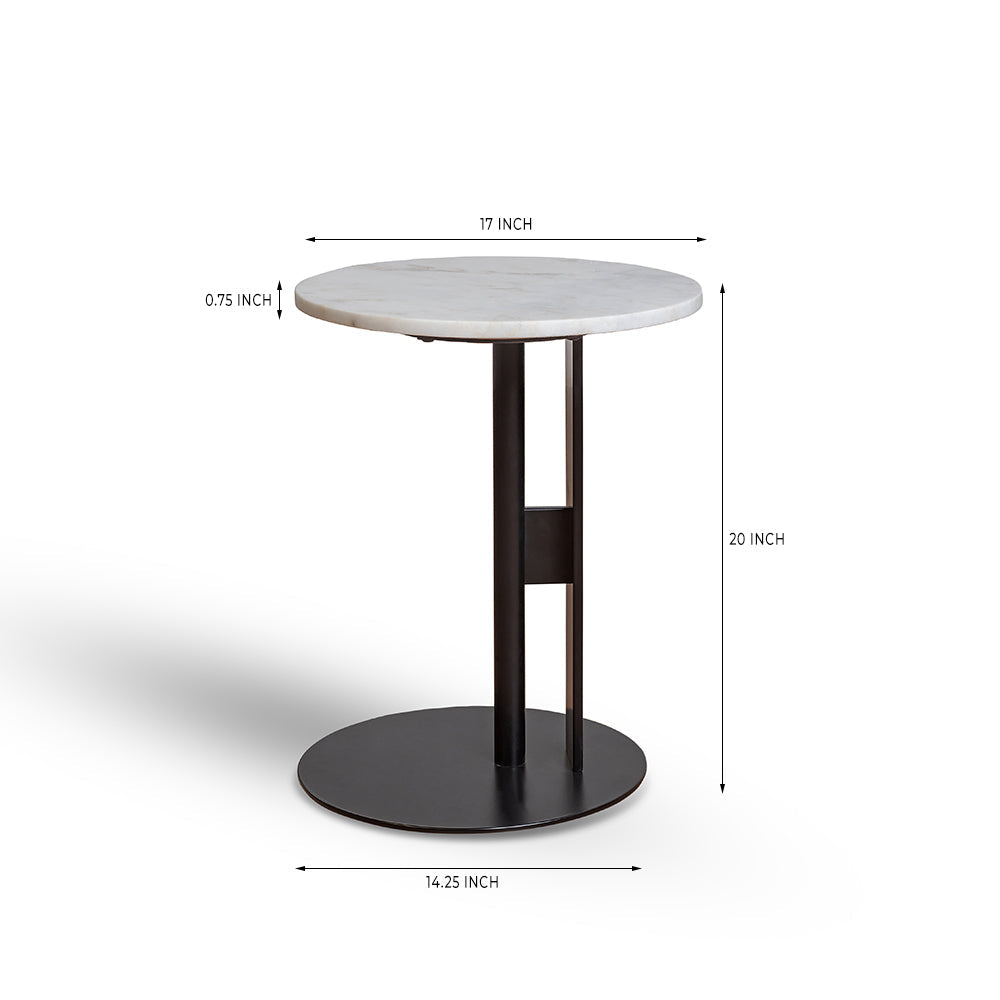 Salinas Marble Accent Table