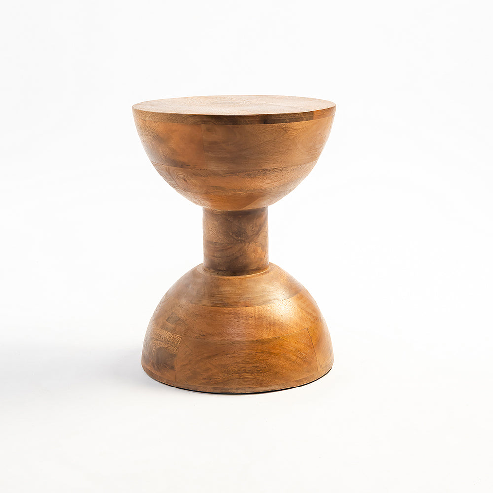 Cedar Mango Wood Accent Table & Stool