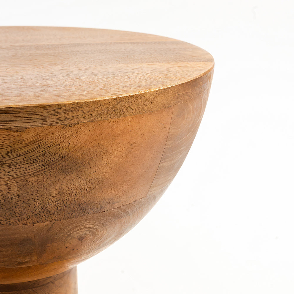 Cedar Mango Wood Accent Table & Stool