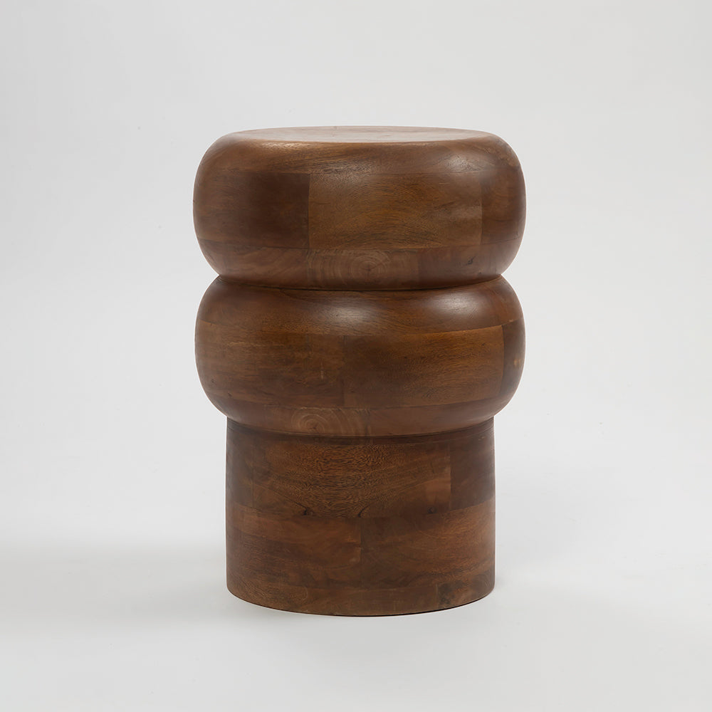 Oakspire Mango Wood Accent Table & Stool