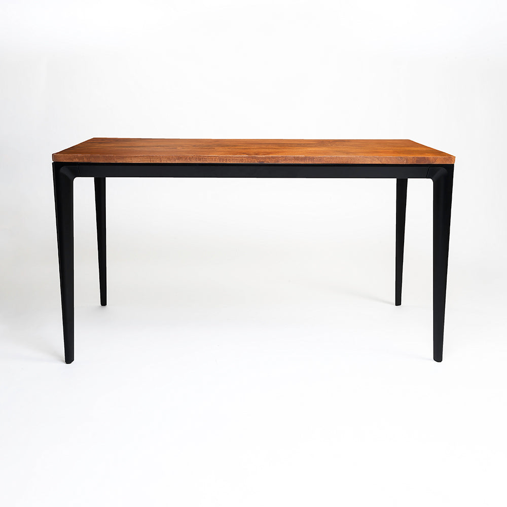 Shakur Wodden Dining Table with Iron