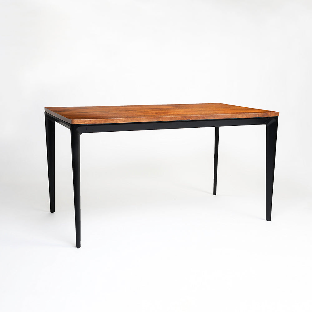 Shakur Wodden Dining Table with Iron