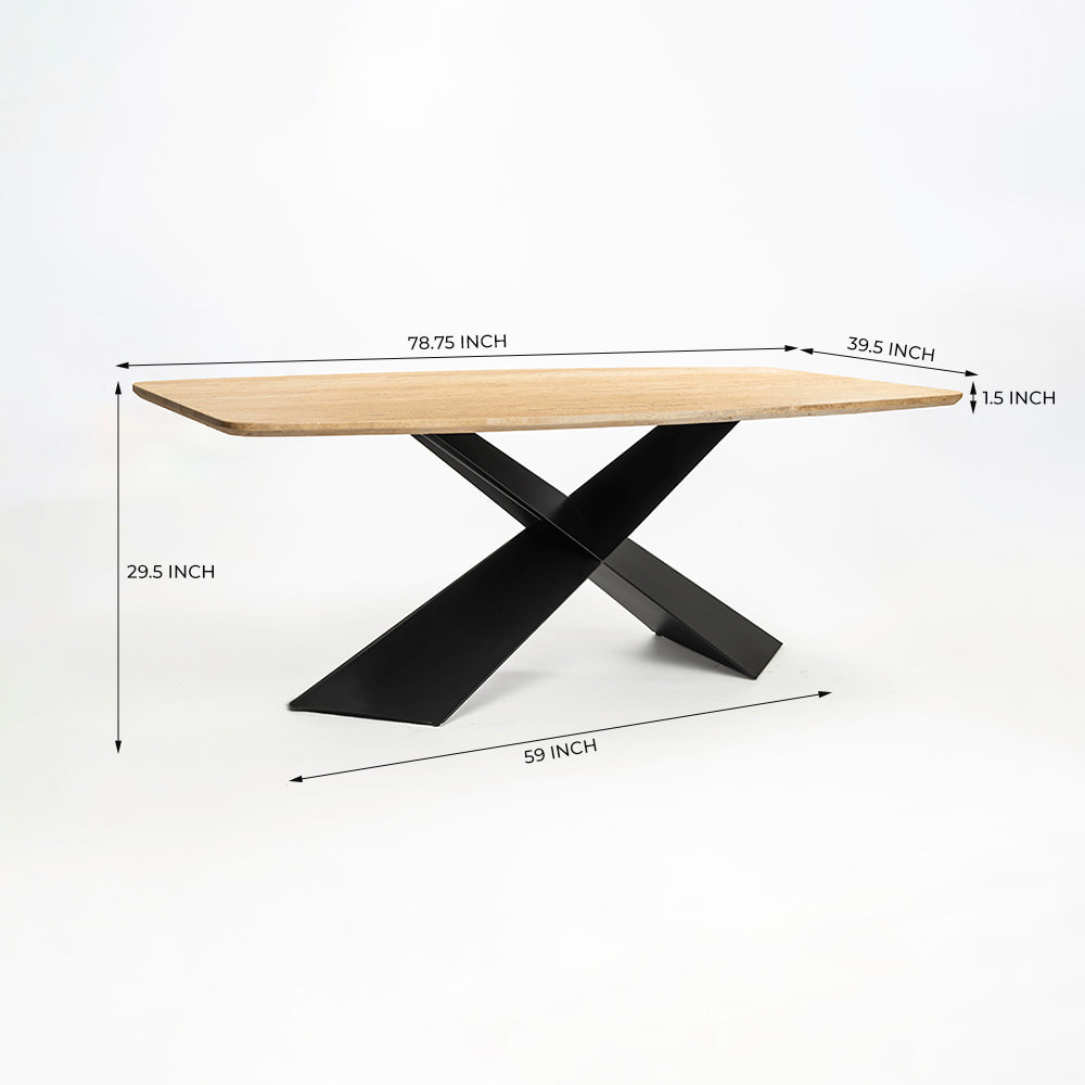 Immune Marbel Dining Table with Iron