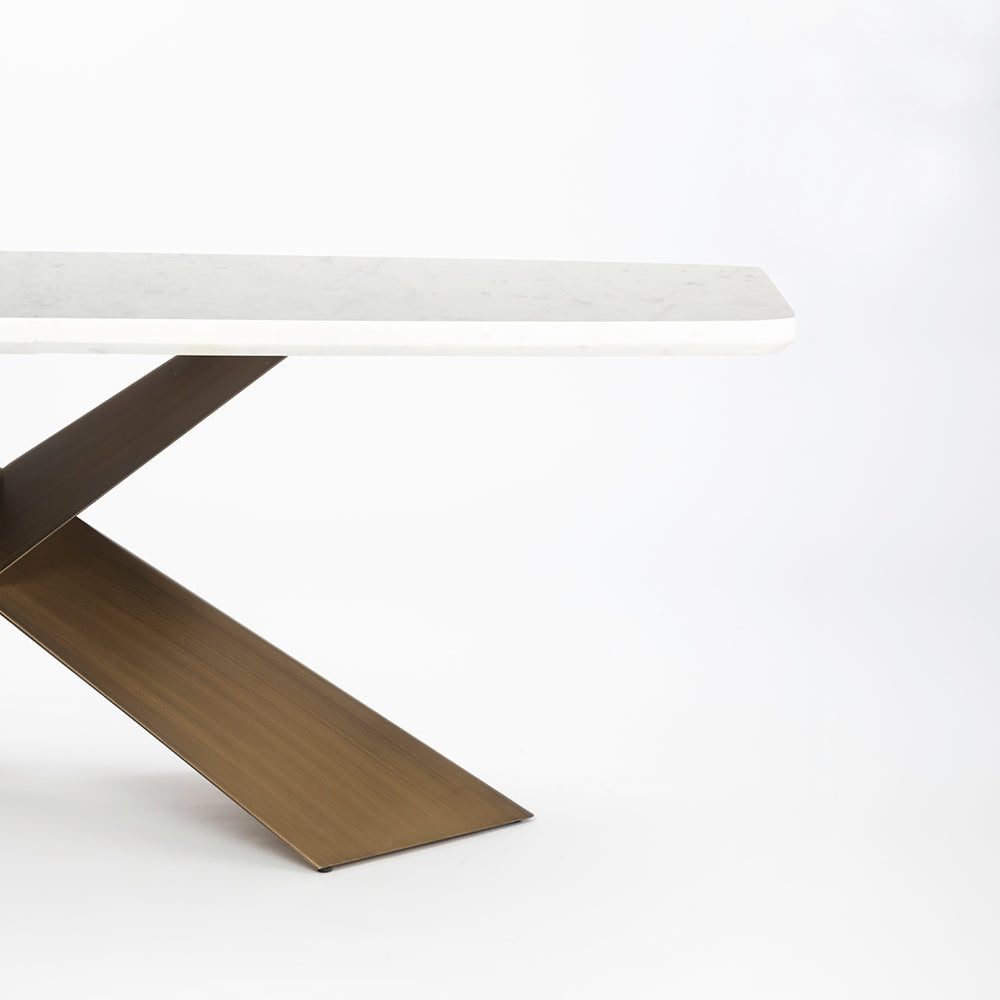 Immune Marbel Dining Table with Iron