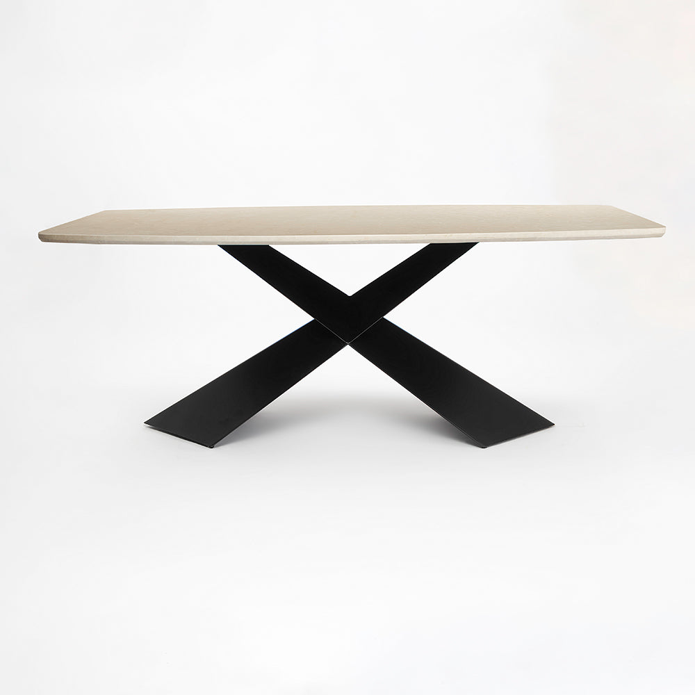 Immune Marbel Dining Table with Iron