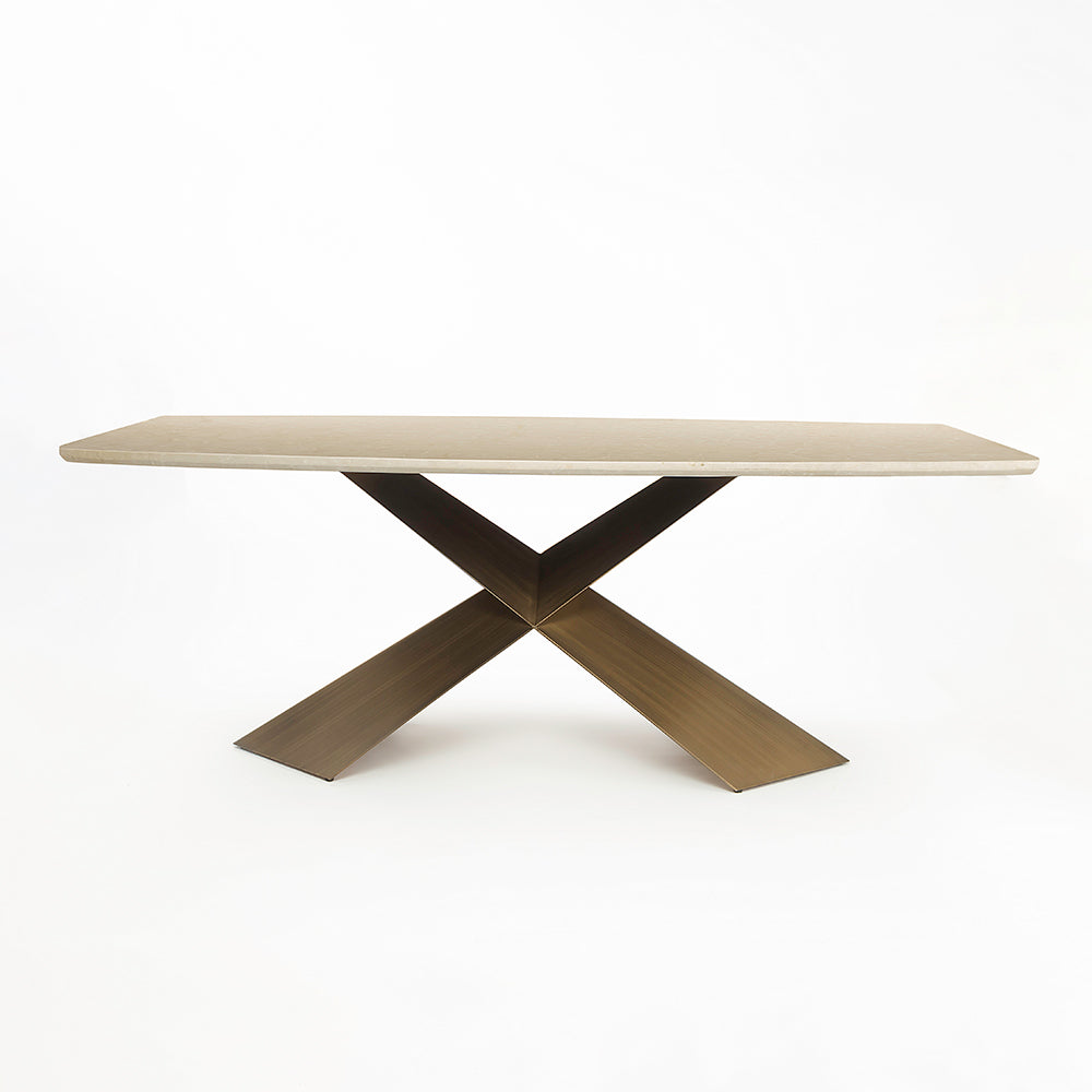 Immune Marbel Dining Table with Iron
