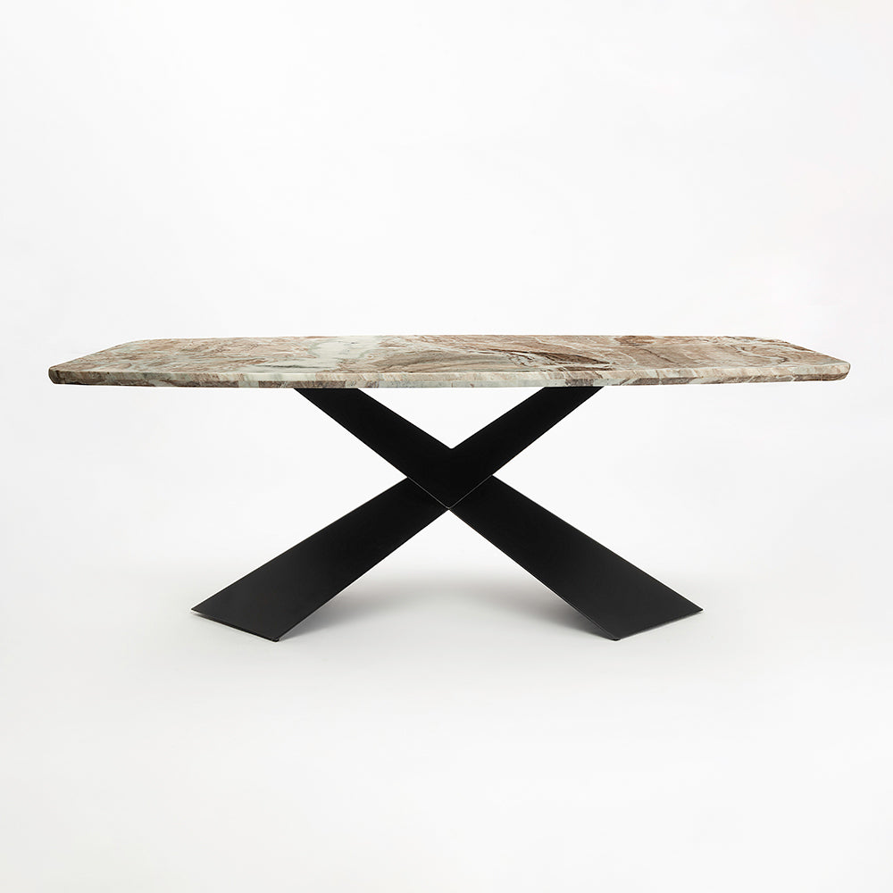 Immune Marbel Dining Table with Iron