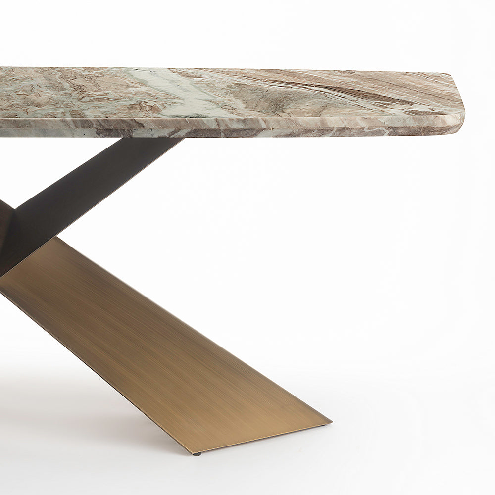 Immune Marbel Dining Table with Iron