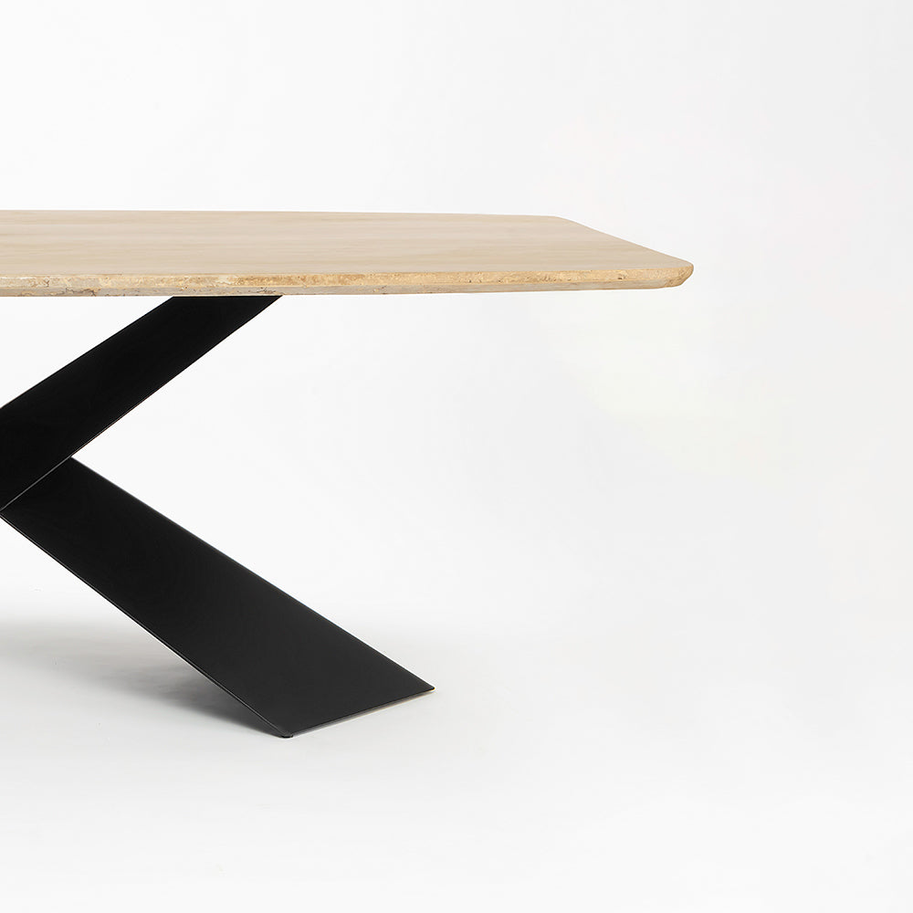 Immune Marbel Dining Table with Iron