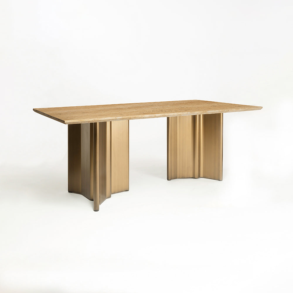 Omar Marbel Dining Table with Iron