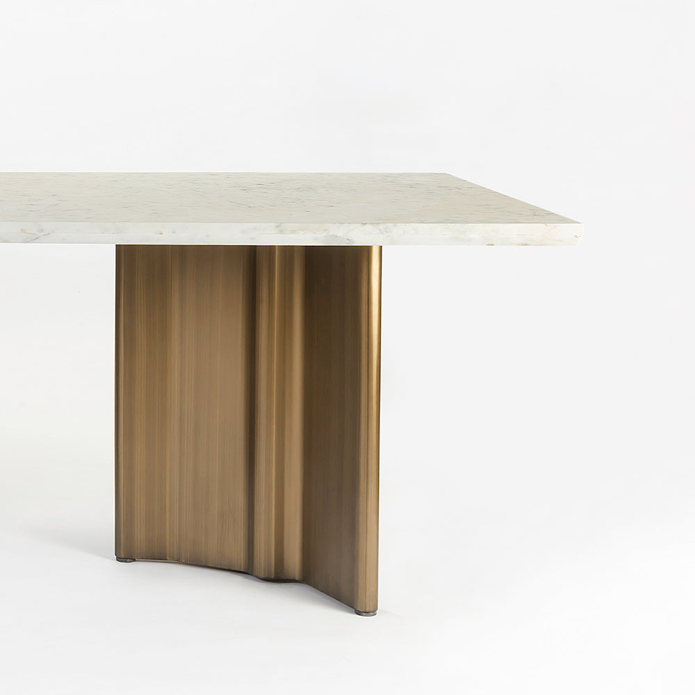 Omar Marbel Dining Table with Iron