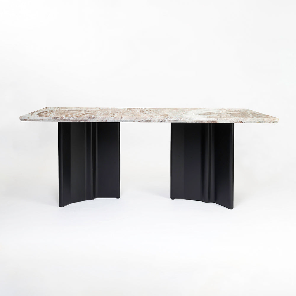 Omar Marbel Dining Table with Iron
