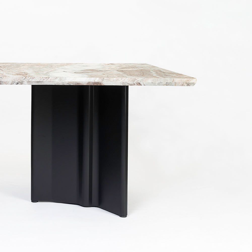 Omar Marbel Dining Table with Iron
