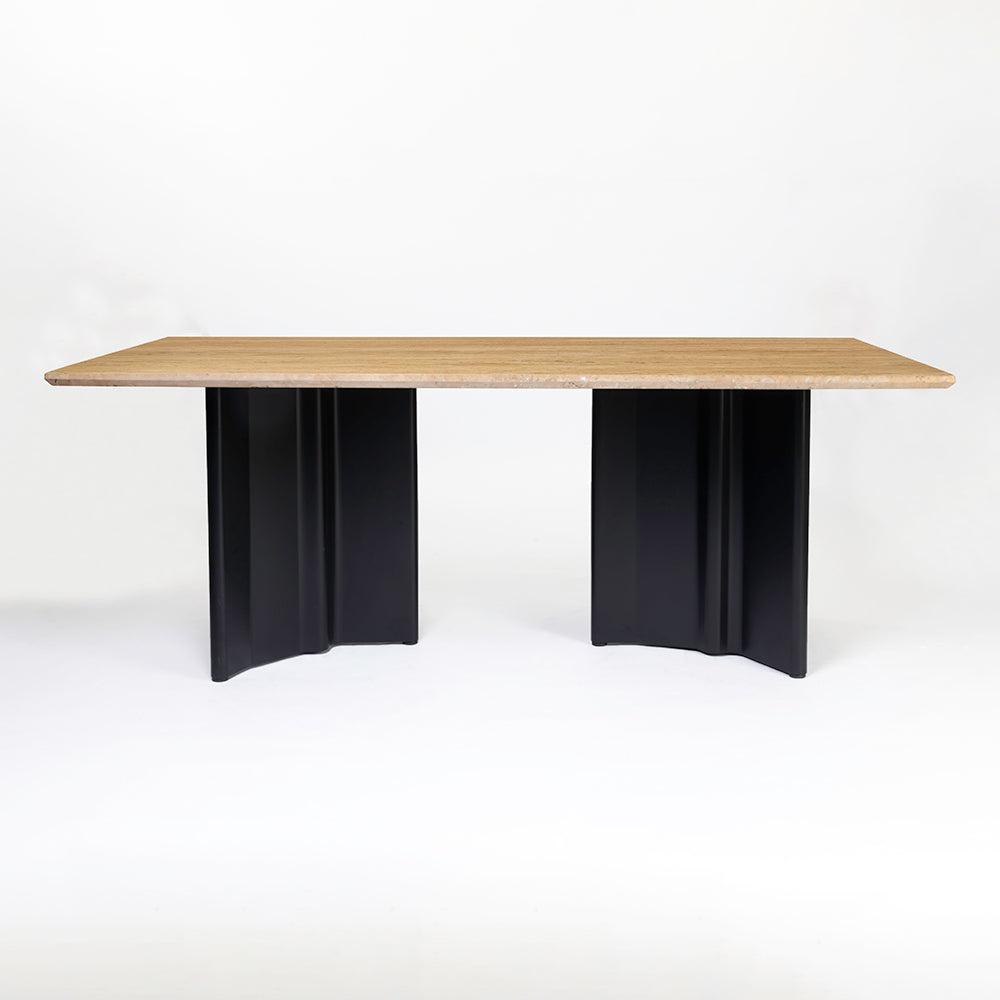 Omar Marbel Dining Table with Iron