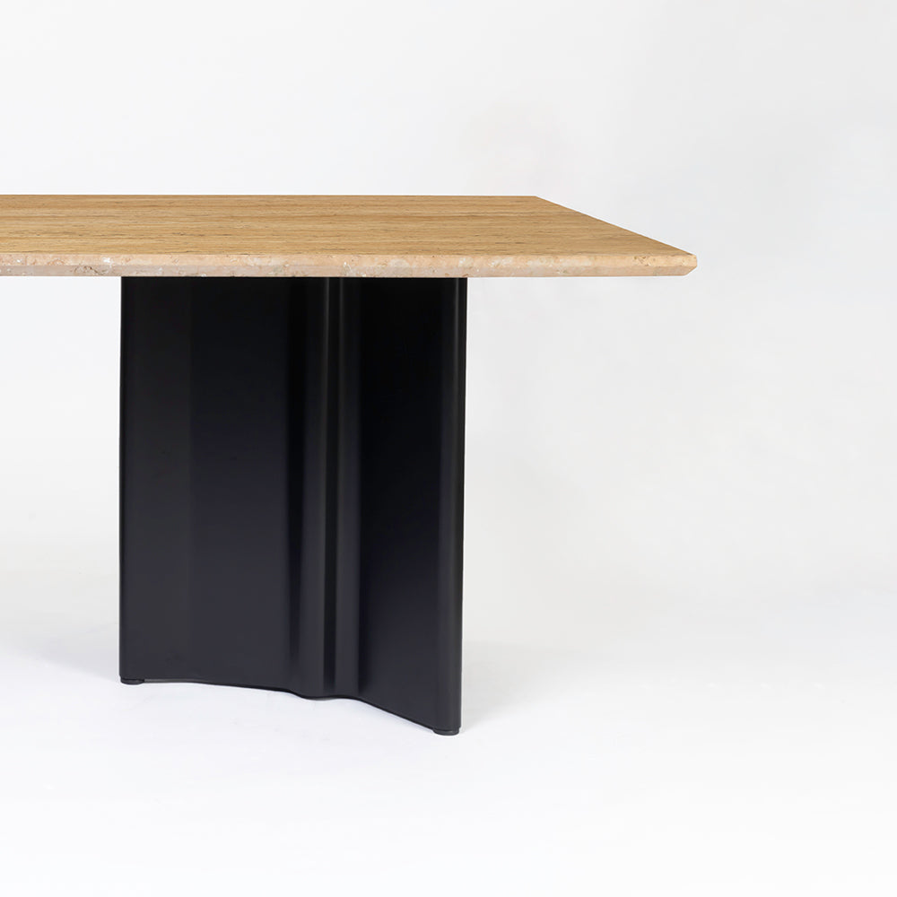 Omar Marbel Dining Table with Iron