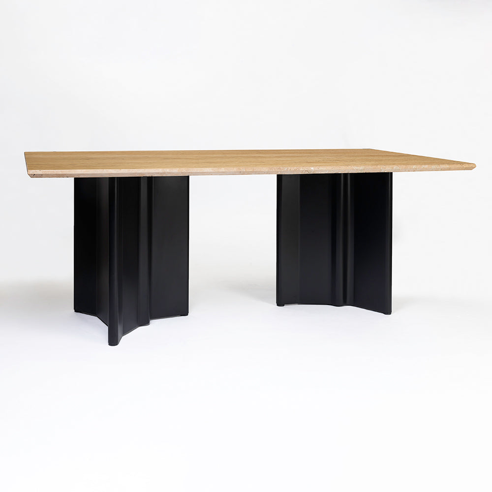 Omar Marbel Dining Table with Iron