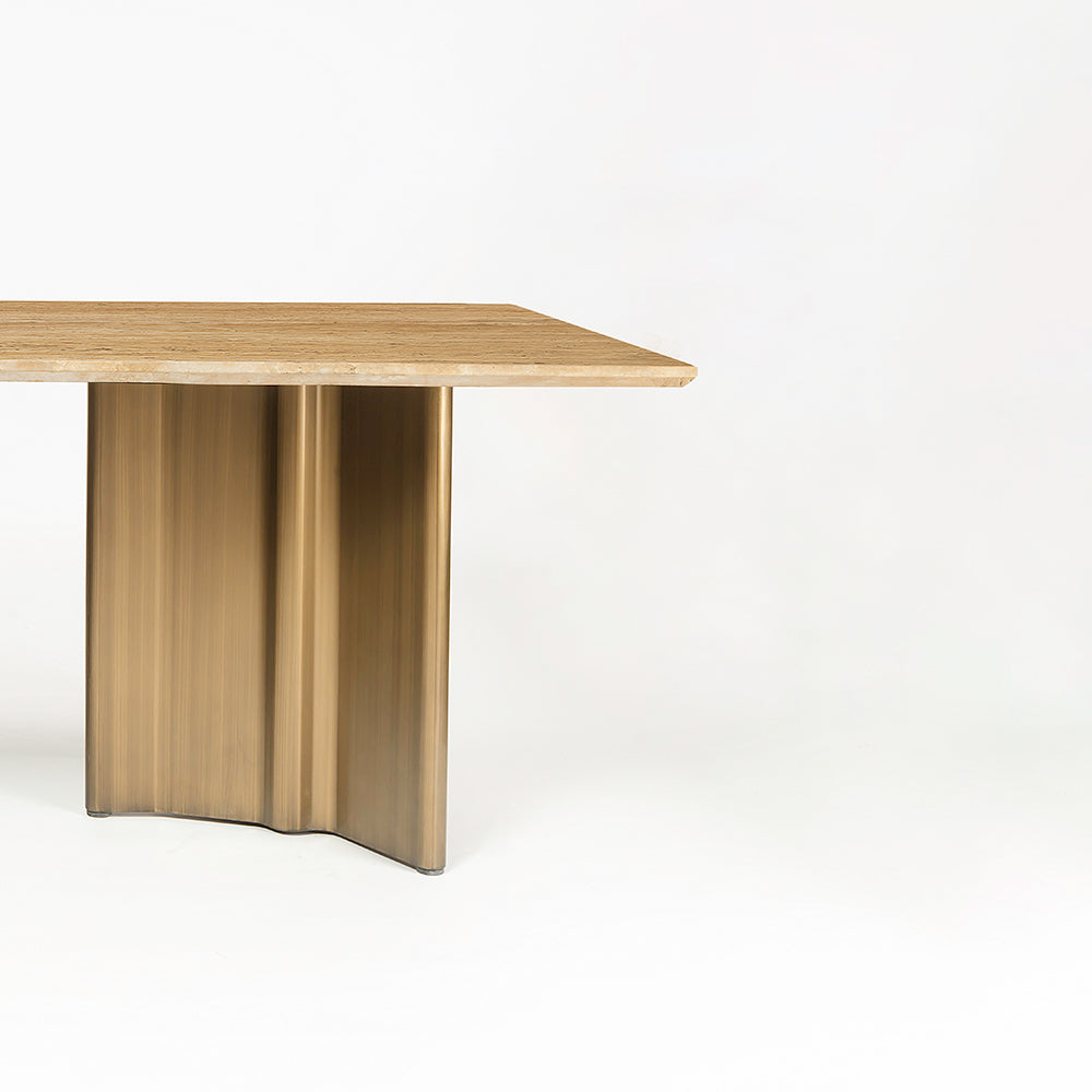 Omar Marbel Dining Table with Iron