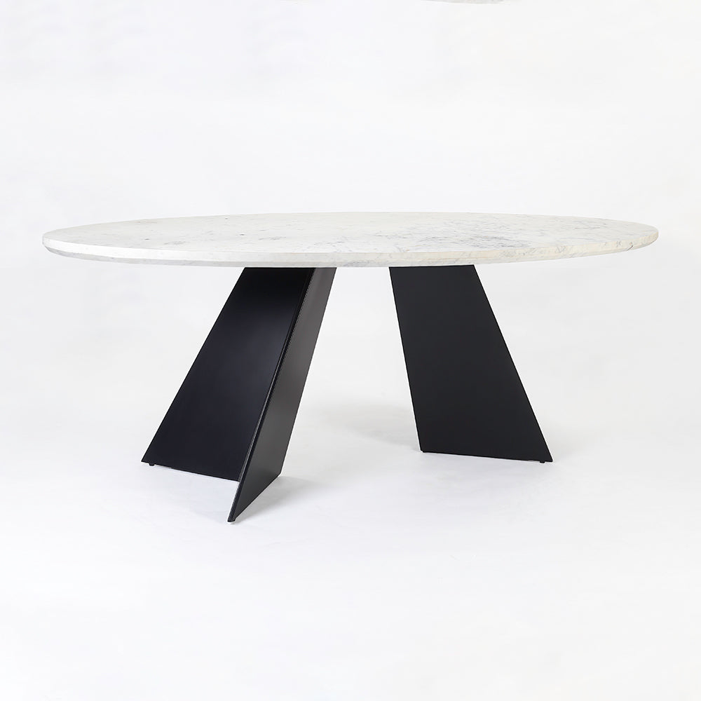 Bootsy Marbel Dining Table with Iron