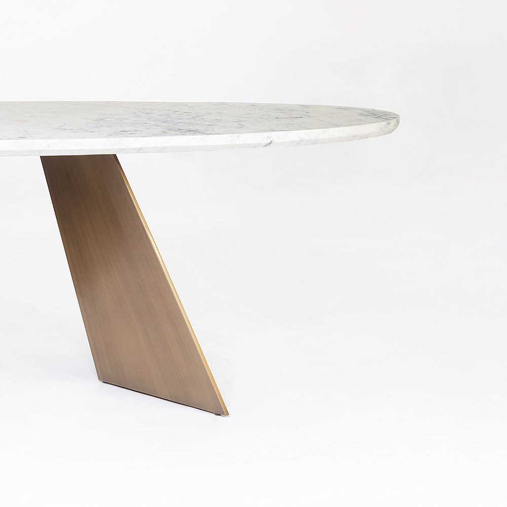 Bootsy Marbel Dining Table with Iron