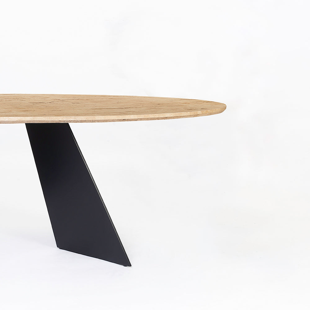 Bootsy Marbel Dining Table with Iron