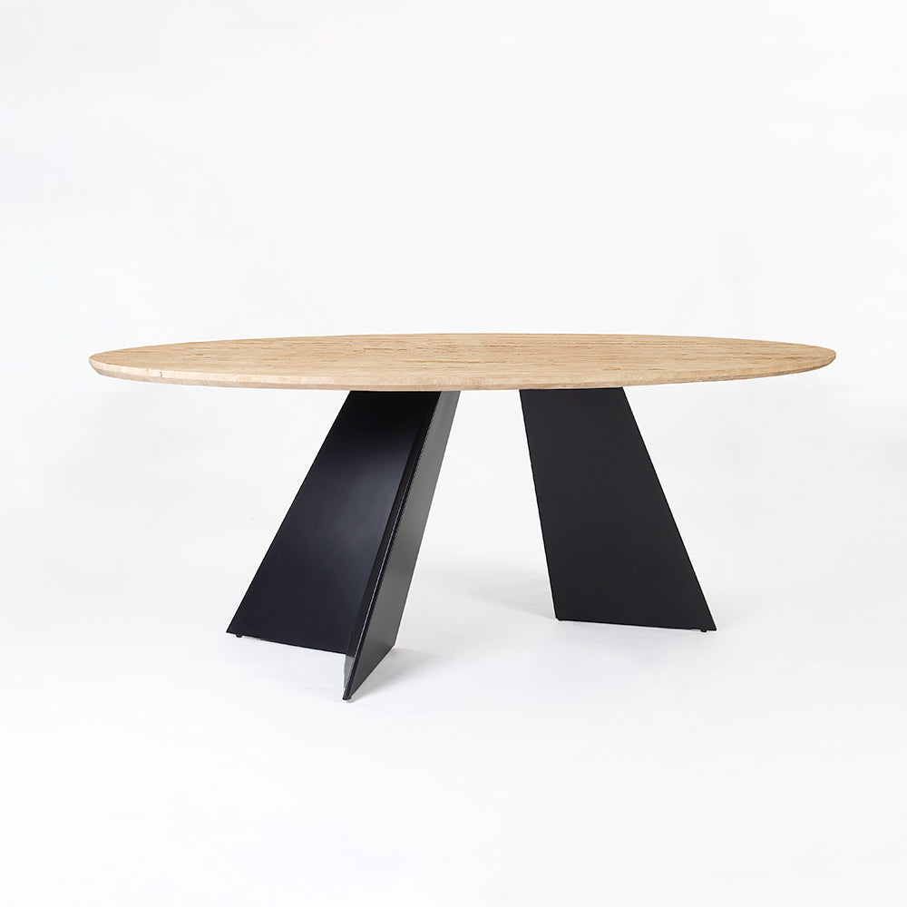 Bootsy Marbel Dining Table with Iron