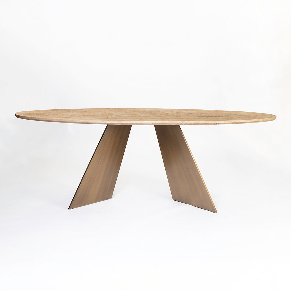 Bootsy Marbel Dining Table with Iron