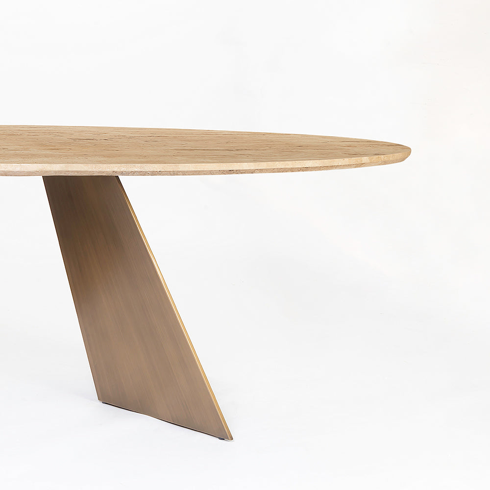 Bootsy Marbel Dining Table with Iron