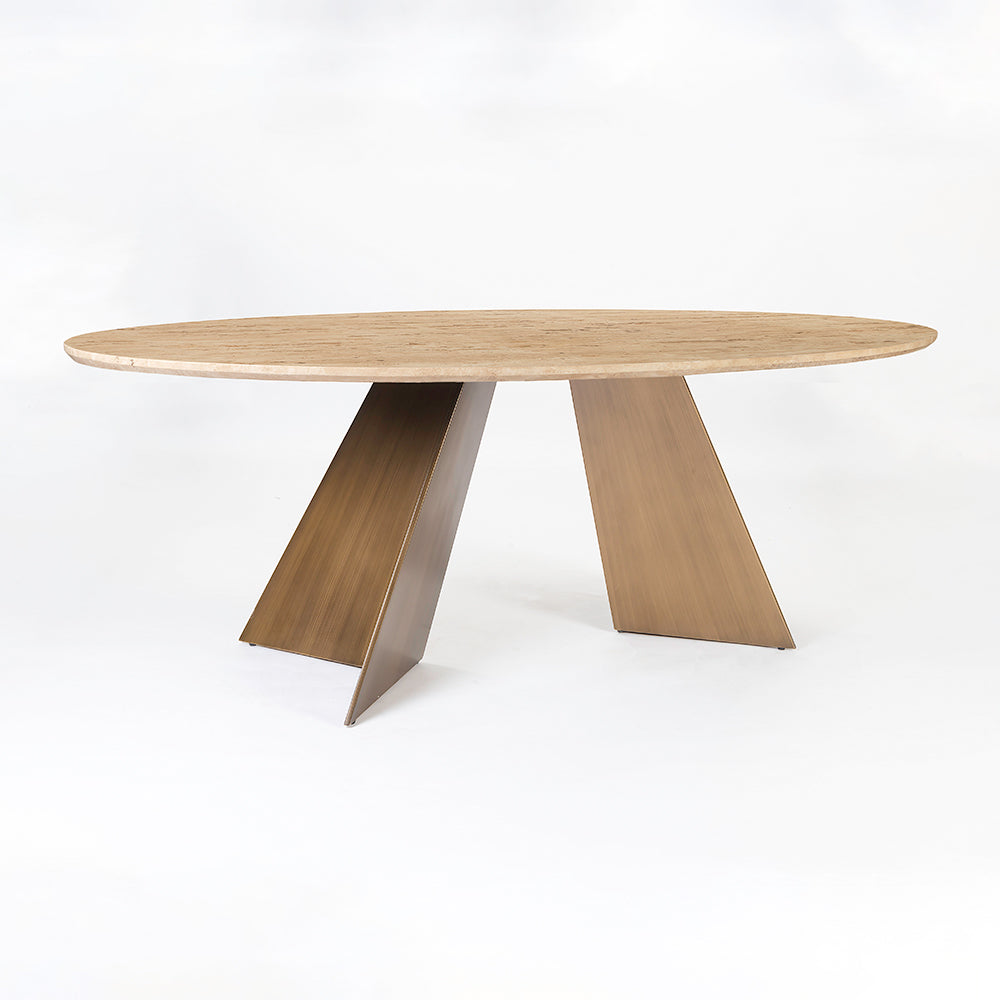 Bootsy Marbel Dining Table with Iron