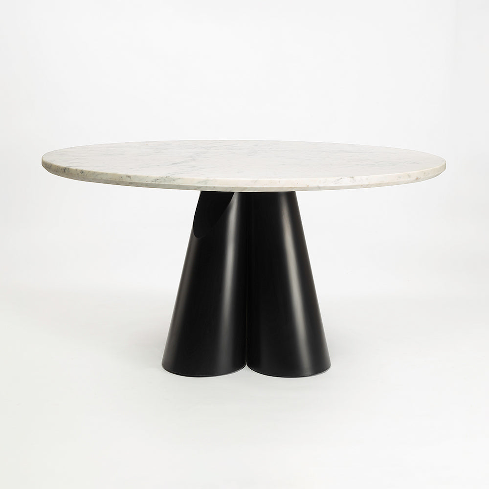 Duster Marbel Dining Table with Iron