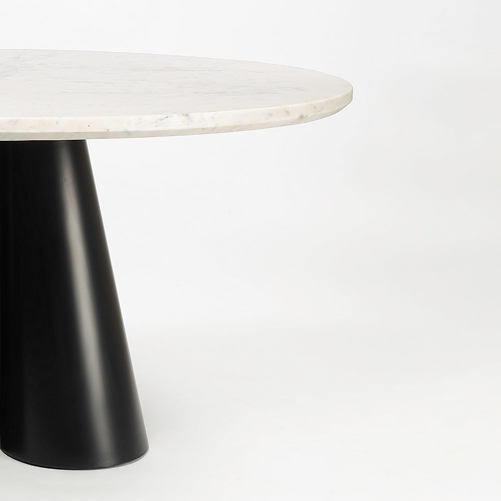 Duster Marbel Dining Table with Iron