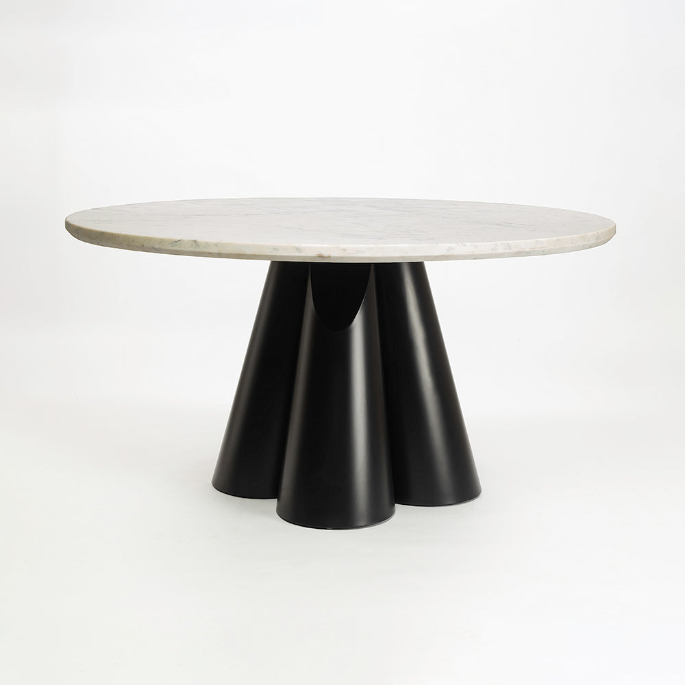 Duster Marbel Dining Table with Iron
