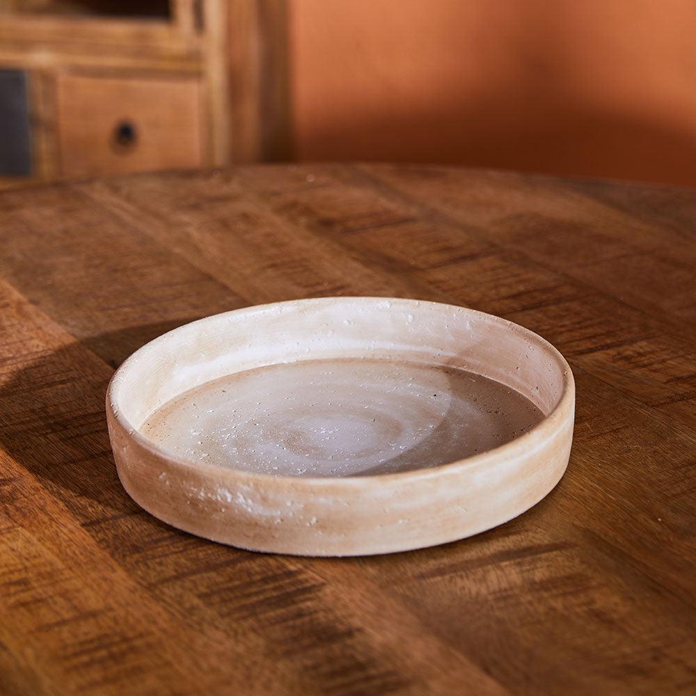 Amber Atrium Cement Bowl