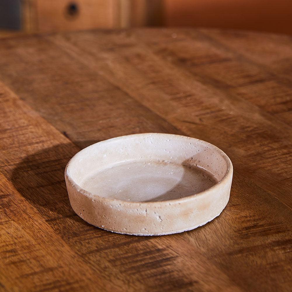 Amber Atrium Cement Bowl